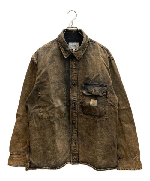 CarHartt（カーハート）CarHartt (カーハート) RENO SHIRT JACKET ブラウン サイズ:SIZE Mの古着・服飾アイテム