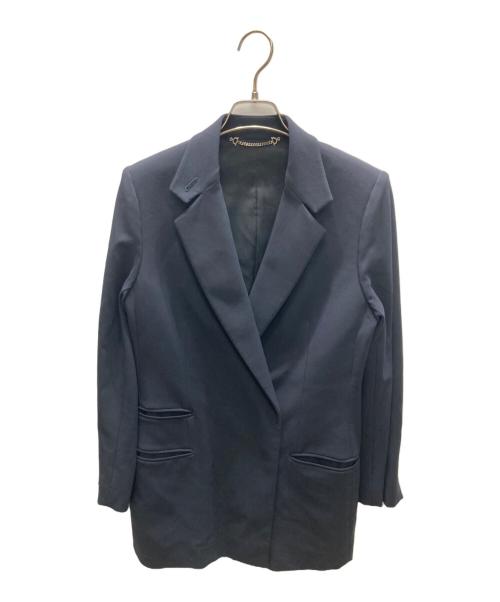 GUCCI（グッチ）GUCCI (グッチ) 比翼 チェンジポケット ジャケット ブラック サイズ:SIZE 42の古着・服飾アイテム