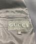 中古・古着 GUCCI (グッチ) 比翼 チェンジポケット ジャケット ブラック サイズ:SIZE 42：18000円