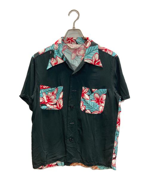 Sun Surf（サンサーフ）Sun Surf (サンサーフ) アロハシャツ ブラック サイズ:SIZE Sの古着・服飾アイテム