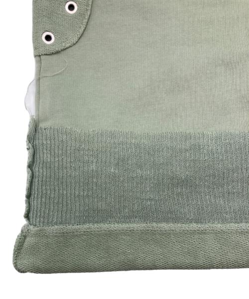 DIESEL（ディーゼル）DIESEL (ディーゼル) ダメージ加工スウェット グリーン サイズ:SIZE Sの古着・服飾アイテム