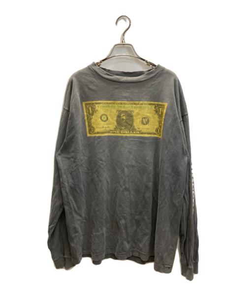 SAINT MICHAEL（セントマイケル）SAINT MICHAEL (セントマイケル) 河村康輔 KMR-LS TEE / $ ブラック サイズ:SIZE Lの古着・服飾アイテム