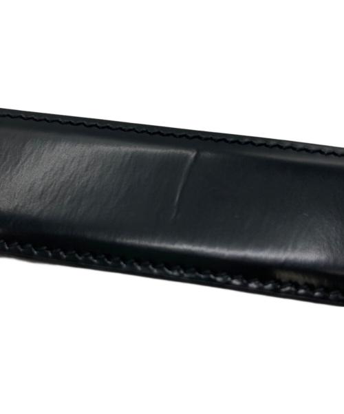 GUCCI（グッチ）GUCCI (グッチ) ヴィンテージロゴレザーベルト ブラック サイズ:下記参照の古着・服飾アイテム