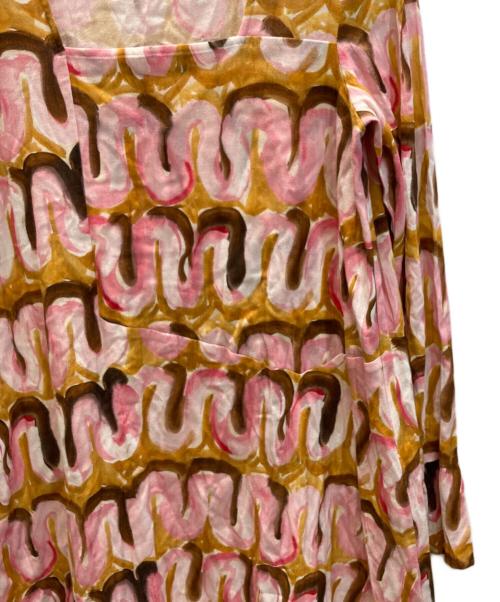 Ron Herman（ロンハーマン）Ron Herman (ロンハーマン) AKANE UTSUNOMIYA (アカネウツノミヤ) レーヨン ストライプ ワンピース マルチカラー サイズ:SIZE 36の古着・服飾アイテム