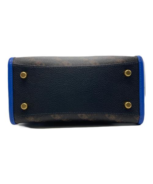 COACH（コーチ）COACH (コーチ) フィールド トート 22 ウィズ ホース アンド キャリッジ プリント アンド キャリッジ バッジ ブラウン×ブルー サイズ:下記参照の古着・服飾アイテム