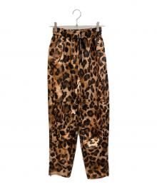 MAISON SPECIAL（メゾンスペシャル）の古着「2WAYレオパードタフタスノーパンツ」｜ブラウン×ブラック