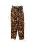 MAISON SPECIAL（メゾンスペシャル）の古着「2WAYレオパードタフタスノーパンツ」｜ブラウン×ブラック