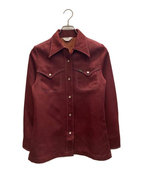 LEE（リー）LEE (リー) 70s ウエスタンシャツ レッド サイズ:下記参照の古着・服飾アイテム