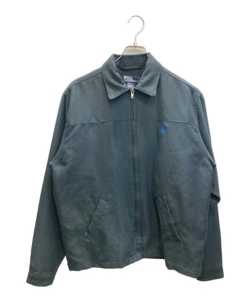 POLO RALPH LAUREN（ポロ・ラルフローレン）POLO RALPH LAUREN (ポロ・ラルフローレン) ジップアップジャケット ネイビー サイズ:SIZE XLの古着・服飾アイテム