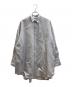 AK+1（エーケーワン）の古着「シアー ストライプ シャツ」｜グレー