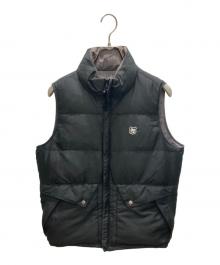 stussy（ステューシー）の古着「ダウンベスト」｜グレー×ブラック