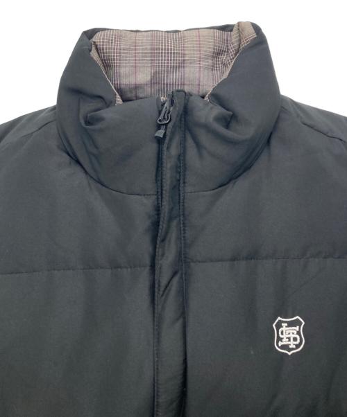 stussy（ステューシー）stussy (ステューシー) ダウンベスト グレー×ブラック サイズ:SIZE Mの古着・服飾アイテム