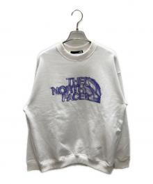 THE NORTH FACE（ザ ノース フェイス）の古着「グラフィッククルースウェット」｜ホワイト
