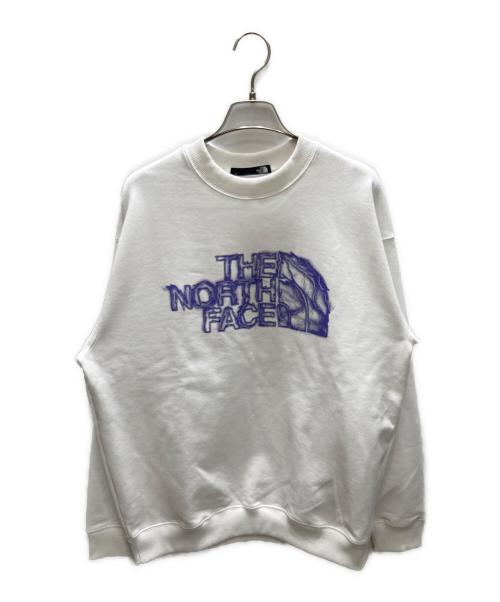 THE NORTH FACE（ザ ノース フェイス）THE NORTH FACE (ザ ノース フェイス) グラフィッククルースウェット ホワイト サイズ:SIZE Sの古着・服飾アイテム