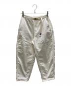 THE NORTHFACE PURPLELABELザ・ノースフェイス パープルレーベル）の古着「Stretch Twill Wide Tapered Pants」｜ホワイト