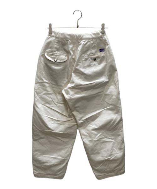 THE NORTHFACE PURPLELABEL（ザ・ノースフェイス パープルレーベル）THE NORTHFACE PURPLELABEL (ザ・ノースフェイス パープルレーベル) Stretch Twill Wide Tapered Pants ホワイト サイズ:Sの古着・服飾アイテム