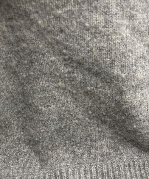 stussy（ステューシー）stussy (ステューシー) ロゴ刺繍 ウールニット グレー サイズ:SIZE Lの古着・服飾アイテム
