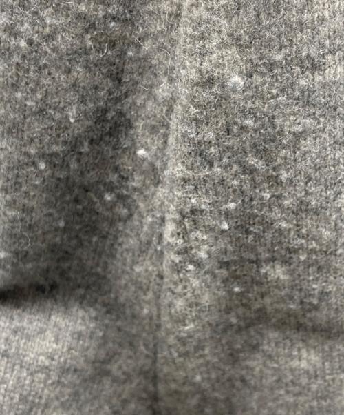 stussy（ステューシー）stussy (ステューシー) ロゴ刺繍 ウールニット グレー サイズ:SIZE Lの古着・服飾アイテム