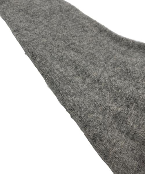 stussy（ステューシー）stussy (ステューシー) ロゴ刺繍 ウールニット グレー サイズ:SIZE Lの古着・服飾アイテム
