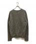 stussy (ステューシー) ロゴ刺繍 ウールニット グレー サイズ:SIZE L：8000円