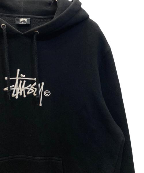 stussy（ステューシー）stussy (ステューシー) プルオーバーパーカー ブラック サイズ:SIZE Mの古着・服飾アイテム