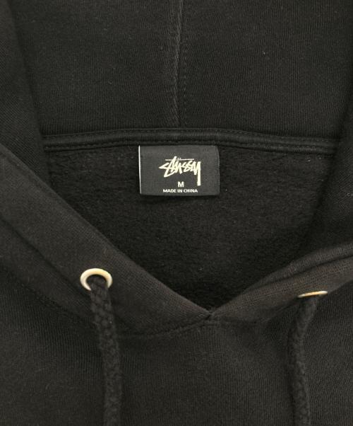 stussy（ステューシー）stussy (ステューシー) プルオーバーパーカー ブラック サイズ:SIZE Mの古着・服飾アイテム