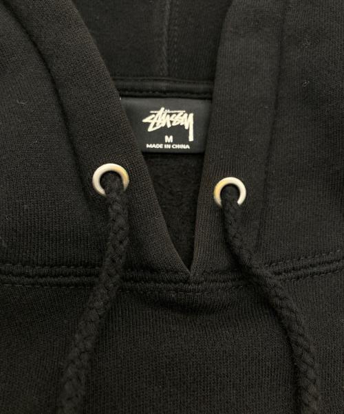 stussy（ステューシー）stussy (ステューシー) プルオーバーパーカー ブラック サイズ:SIZE Mの古着・服飾アイテム
