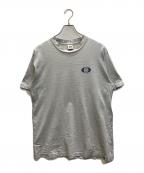 stussyステューシー）の古着「プリントTシャツ」｜グレー