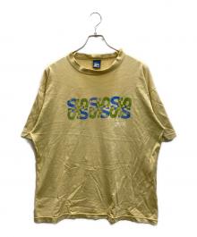 stussy（ステューシー）の古着「プリントTシャツ」｜イエロー