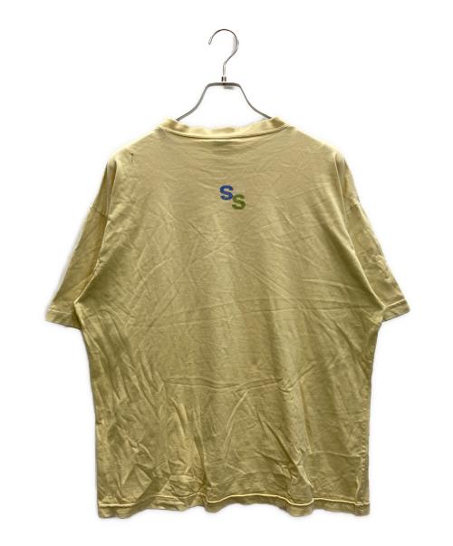 stussy（ステューシー）stussy (ステューシー) プリントTシャツ イエロー サイズ:SIZE Lの古着・服飾アイテム