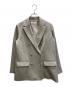 NATURAL BEAUTY BASIC（ナチュラルビューティーベーシック）の古着「ダブルブレストボクシージャケット」｜グレー