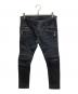 BALMAIN（バルマン）の古着「BIKER JEAN」｜ブラック