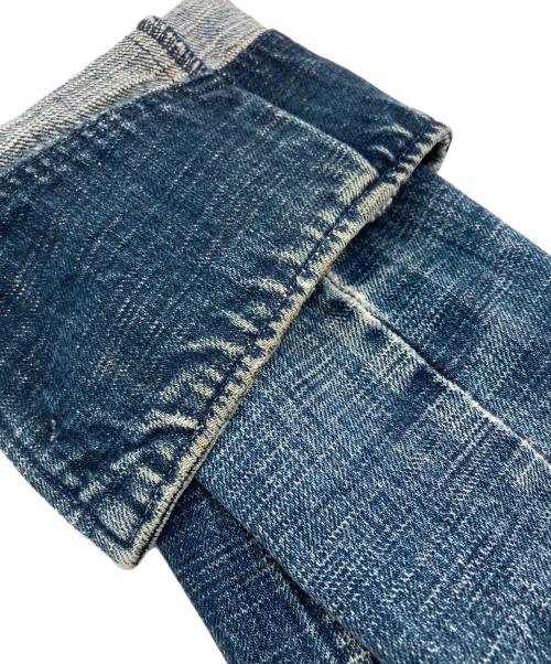 Pal'las Palace（パラスパレス）PAL'LAS PALACE (パラスパレス) 藍染め デニム生地 ショールカラー カバーオール インディゴ サイズ:下記参照の古着・服飾アイテム