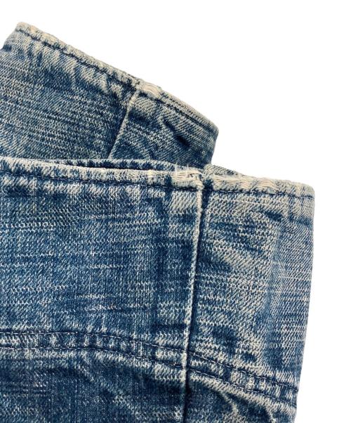 Pal'las Palace（パラスパレス）PAL'LAS PALACE (パラスパレス) 藍染め デニム生地 ショールカラー カバーオール インディゴ サイズ:下記参照の古着・服飾アイテム