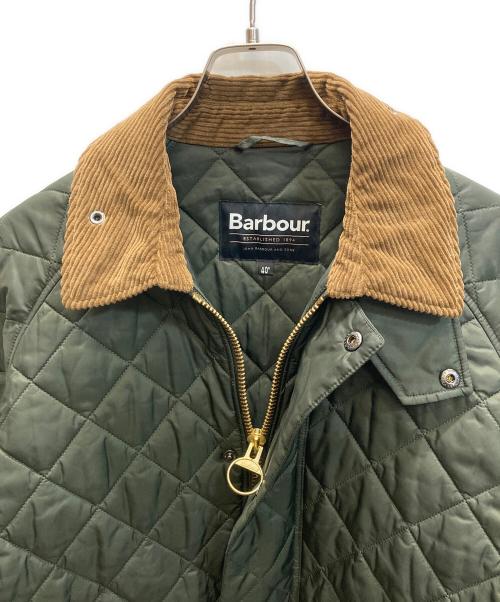 Barbour（バブアー）Barbour (バブアー) EXMOOR / エクスモア キルティング ミドル レングス コート オリーブ サイズ:40の古着・服飾アイテム