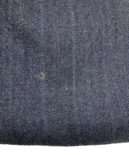 COMME des GARCONS HOMME PLUS（コムデギャルソンオムプリュス）COMME des GARCONS HOMME PLUS (コムデギャルソンオムプリュス) ウールストライプテーラードジャケット グレー サイズ:Sの古着・服飾アイテム