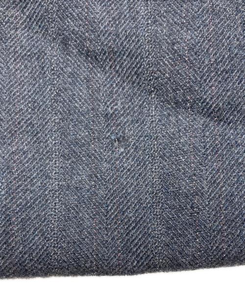 COMME des GARCONS HOMME PLUS（コムデギャルソンオムプリュス）COMME des GARCONS HOMME PLUS (コムデギャルソンオムプリュス) ウールストライプテーラードジャケット グレー サイズ:Sの古着・服飾アイテム