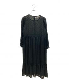 bilitis dix-sept ans（ビリティスディセッタン）の古着「シアードットワンピース」｜ブラック