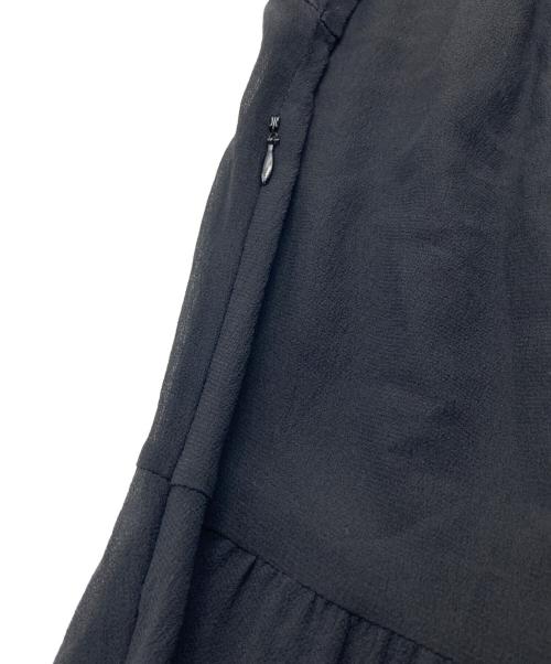 MaxMara（マックスマーラ）MaxMara (マックスマーラ) シアーカシュクールワンピース ブラック サイズ:以下参照の古着・服飾アイテム