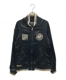 Hysteric Glamour×RAMONES（ヒステリックグラマー×ラモーンズ）の古着「サテン刺繍ジャケット」｜ブラック