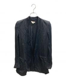 HELMUT LANG（ヘルムートラング）の古着「ノーカラージャケット」｜ブラック