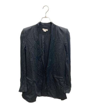 HELMUT LANG ヘルムートラング ノースリーブ S 黒 【古着】【中古】【送料無料】 ヘルムートラングHELMUT LANG ナイロンストレッチダブルショルダー