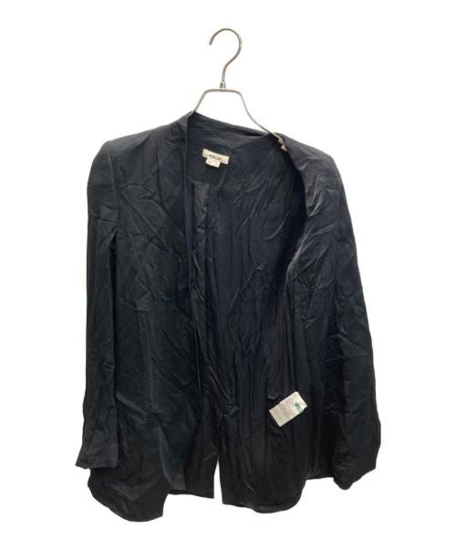 HELMUT LANG（ヘルムートラング）HELMUT LANG (ヘルムートラング) ノーカラージャケット ブラック サイズ:SIZE 0の古着・服飾アイテム