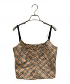 BURBERRY BLUE LABELバーバリー ブルー レーベル）の古着「ノヴァチェックキャミソール」｜ベージュ
