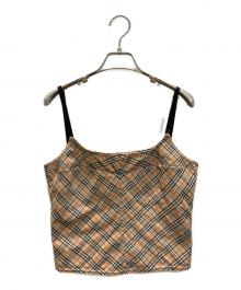 BURBERRY BLUE LABEL（バーバリー ブルー レーベル）の古着「ノヴァチェックキャミソール」｜ベージュ