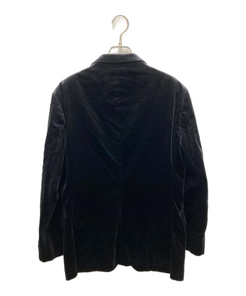 BURBERRY BLACK LABEL（バーバリーブラックレーベル）BURBERRY BLACK LABEL (バーバリーブラックレーベル) ベロア セットアップ ブラック サイズ:JKT:M/PANTS:82の古着・服飾アイテム