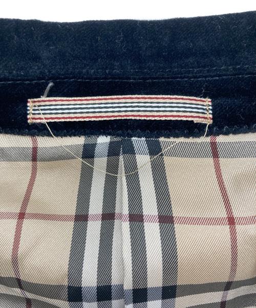 BURBERRY BLACK LABEL（バーバリーブラックレーベル）BURBERRY BLACK LABEL (バーバリーブラックレーベル) ベロア セットアップ ブラック サイズ:JKT:M/PANTS:82の古着・服飾アイテム