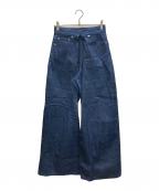 JOHN LAWRENCE SULLIVANジョン ローレンス サリバン）の古着「RIGID DENIM WIDE PANTS」｜インディゴ