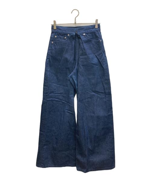JOHN LAWRENCE SULLIVAN（ジョン ローレンス サリバン）JOHN LAWRENCE SULLIVAN (ジョン ローレンス サリバン) RIGID DENIM WIDE PANTS インディゴ サイズ:SIZE Sの古着・服飾アイテム