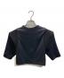 ISSEY MIYAKE (イッセイミヤケ) FIGURATIVE クロップドトップス ブラック サイズ:SIZE 2：13000円